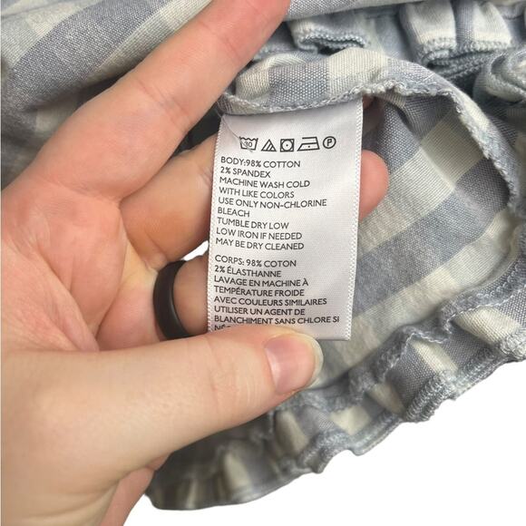 Urban Outfitters Ashton Ruffle Soft Purple Check Mini Skirt Women’s M - Picture 8 of 11